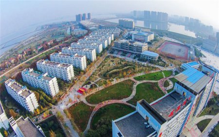 武汉城市职业学院鸟瞰图